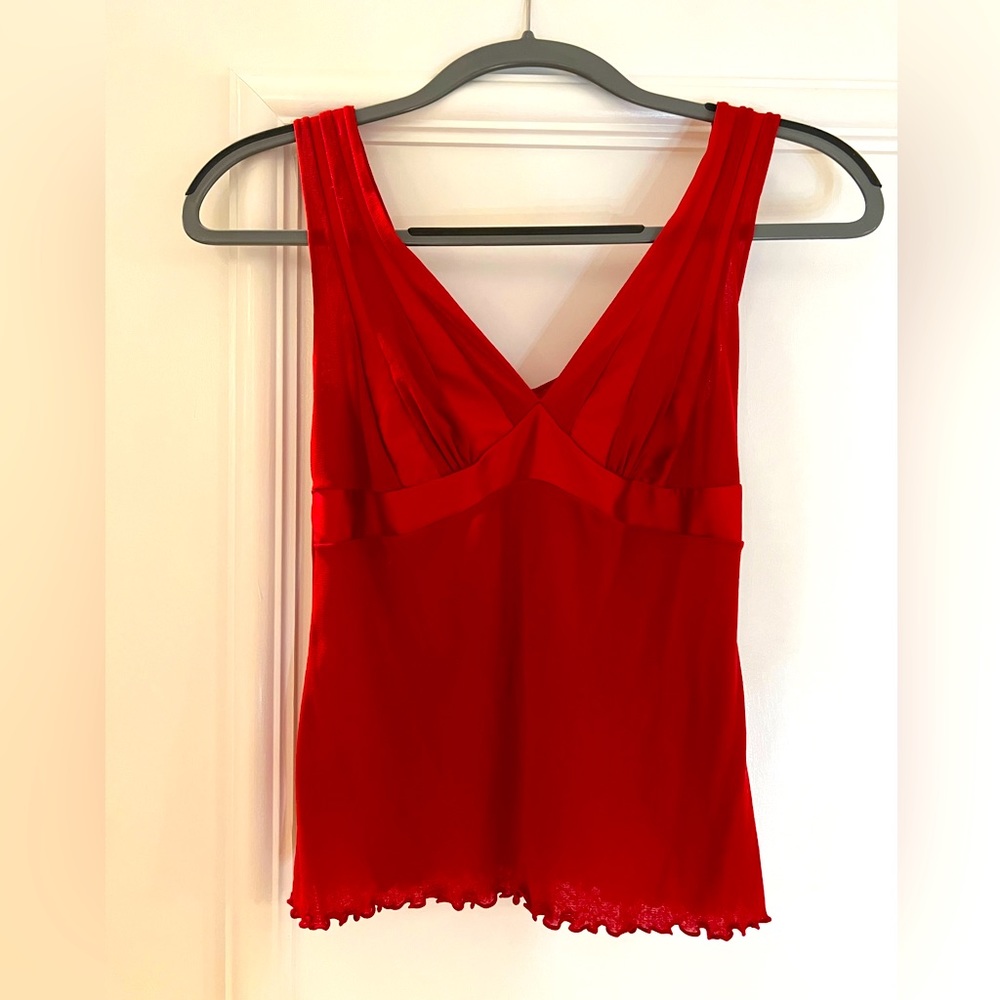 On Gossamer Red Top
